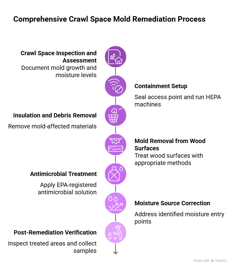 infographic Crawl Space Mold Removal