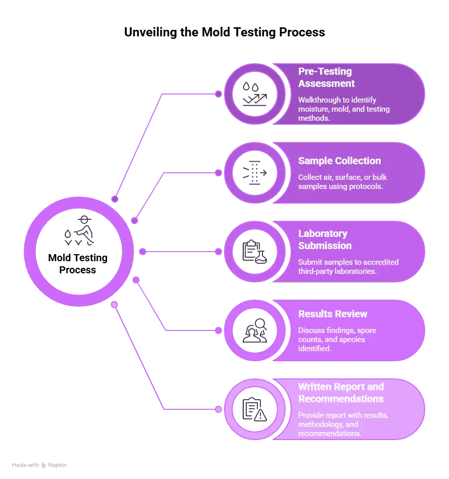 infographic Fort Lauderdale Mold Testing