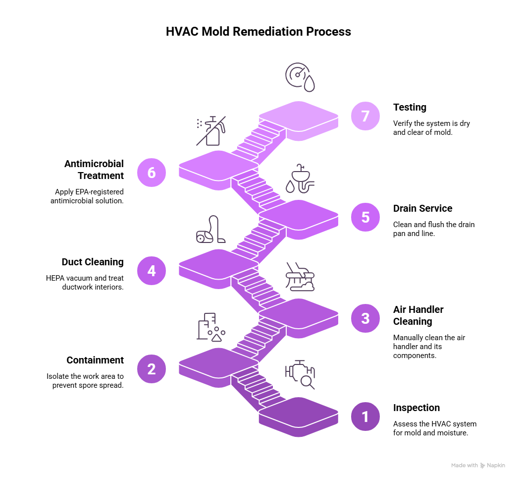 infographic HVAC Mold Removal