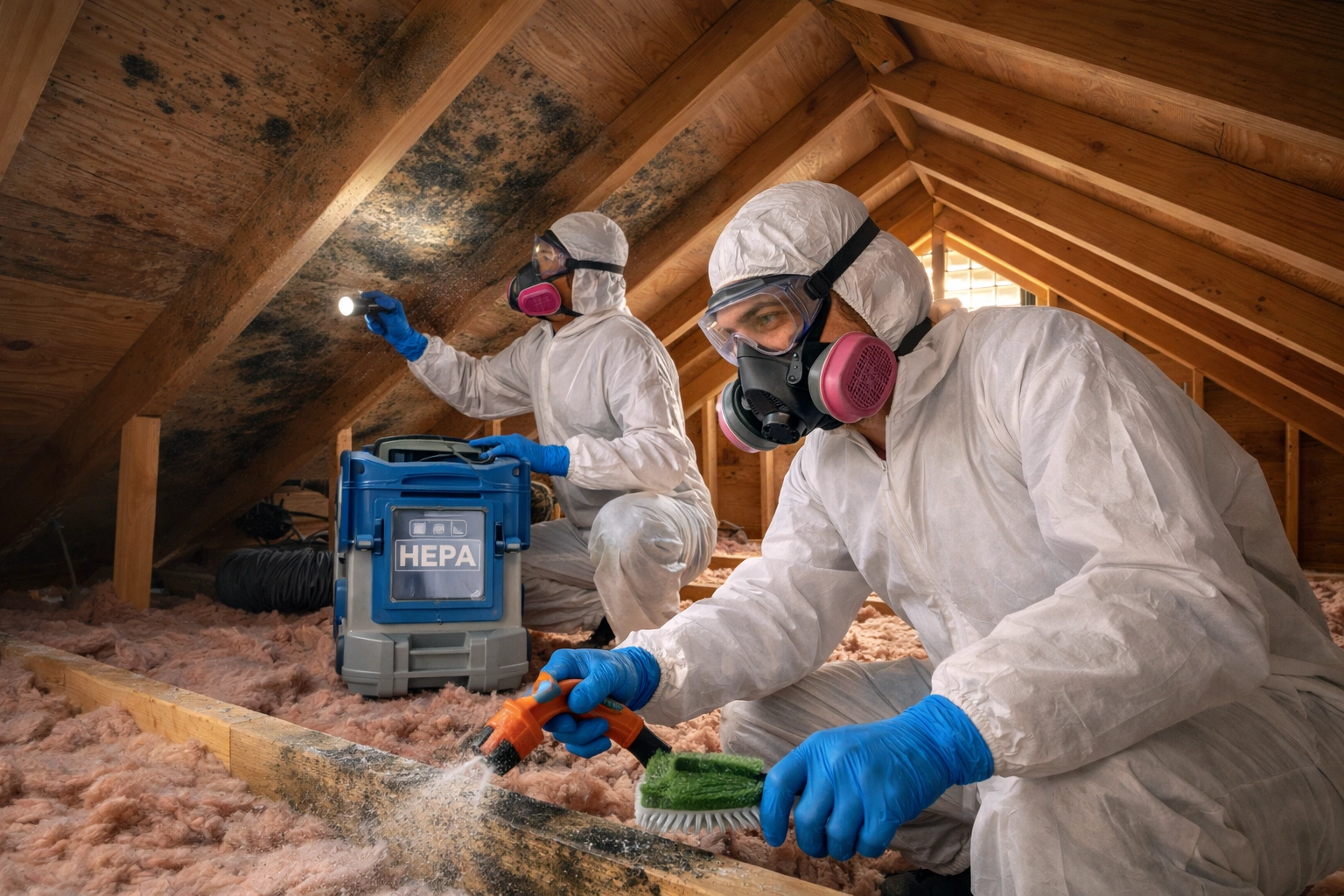 Attic Mold Removal in Fort Lauderdale