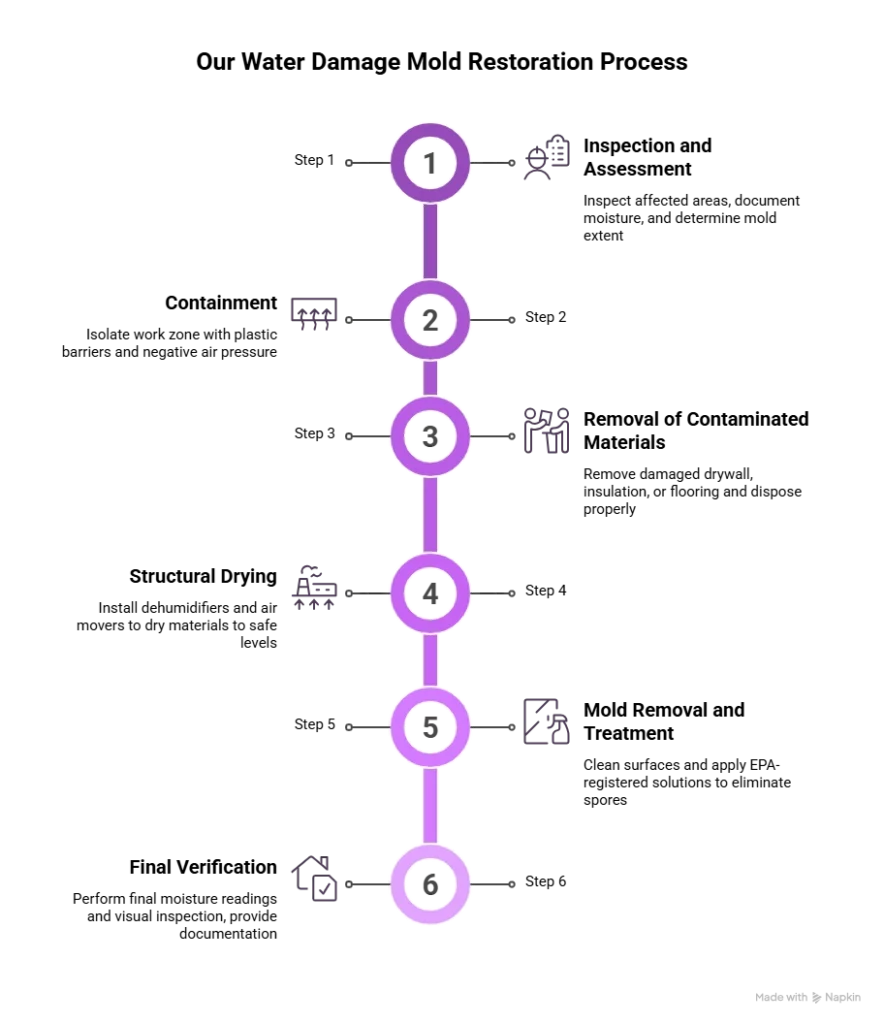 infographic Water Damage Mold Restoration Fort Lauderdale