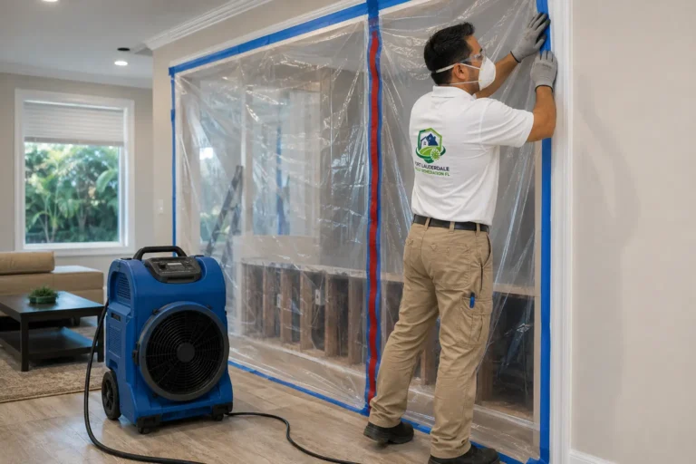 Professional mold containment